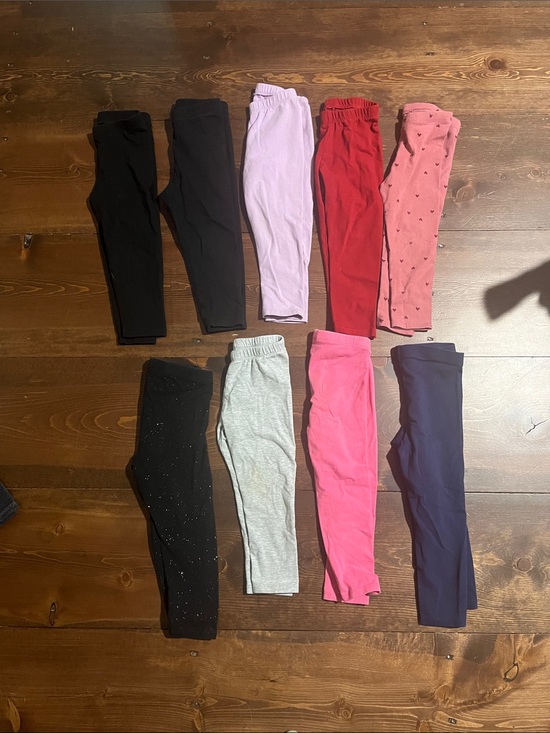 Cat & Jack Other - Cat & Jack Kids Leggings - 3 Black, light Purple, Red, Pink, Gray, Navy, Hearts